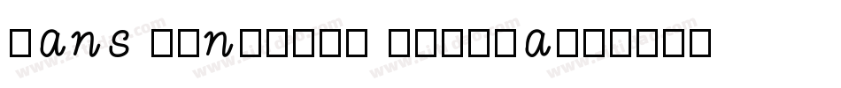 hans kendrick typefa字体转换